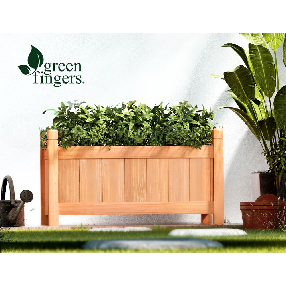 Green Fingers Garden Bed Kit Raised Wooden Planter Box Pot Vegetables Flowers - Picture 40 of 89