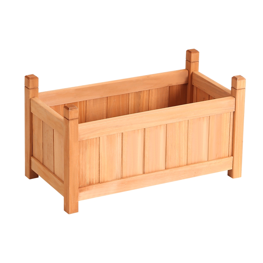 Green Fingers Garden Bed Kit Raised Wooden Planter Box Pot Vegetables Flowers - Picture 41 of 89