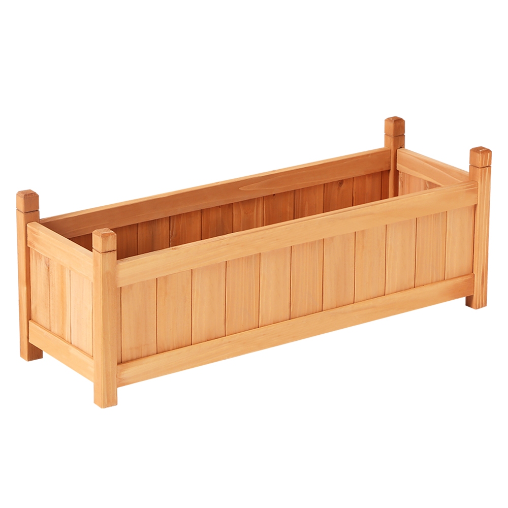 Green Fingers Garden Bed Kit Raised Wooden Planter Box Pot Vegetables Flowers - Picture 49 of 89