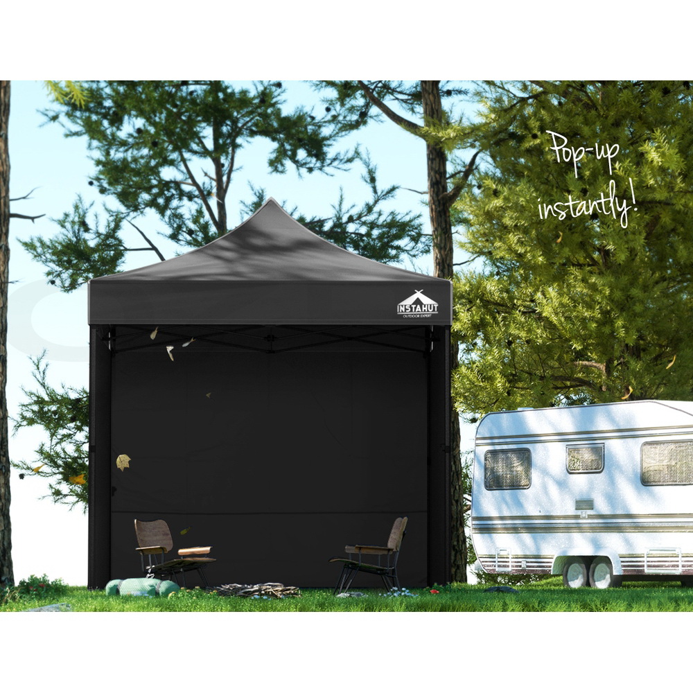Instahut Gazebo Pop Up Marquee 3x3 Outdoor Wedding Tent Party Event Folding Set - Picture 67 of 102