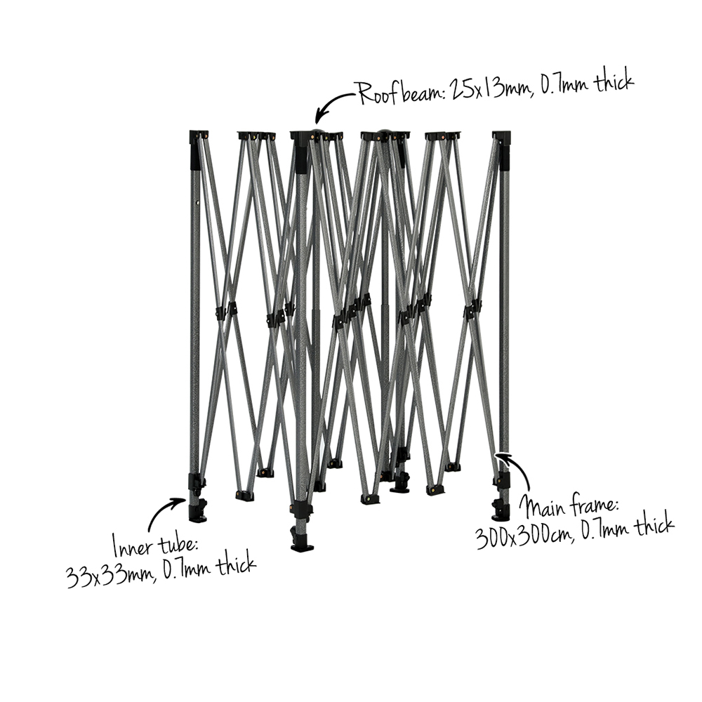 Instahut Gazebo Pop Up Marquee 3x3 Outdoor Wedding Tent Party Event Folding Set - Picture 77 of 102
