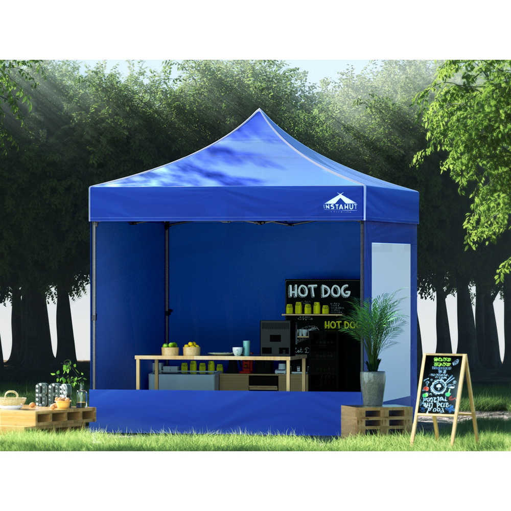 Instahut Gazebo Pop Up Marquee 3x3 Outdoor Wedding Tent Party Event Folding Set - Picture 81 of 102