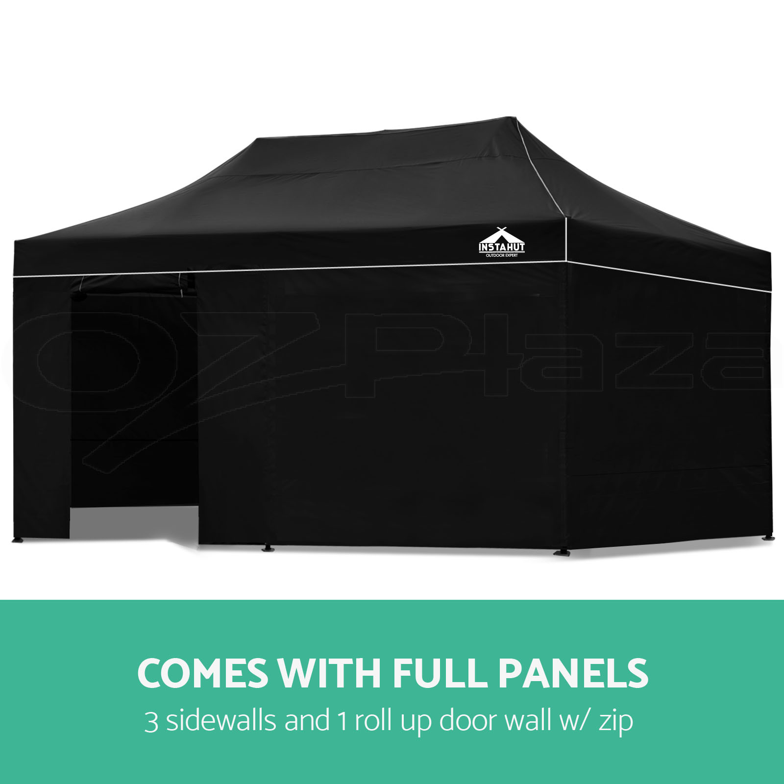 Instahut Gazebo Pop Up Marquee 3x6 Outdoor Wedding Folding Camping Tent Canopy - Picture 13 of 19