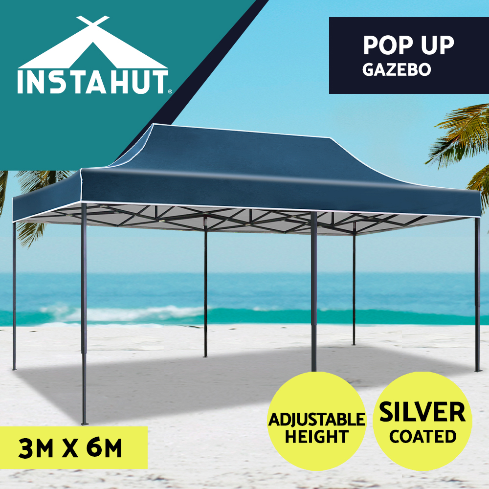 Instahut Gazebo Pop Up Marquee 3x3 3x6 Outdoor Tent Folding Wedding