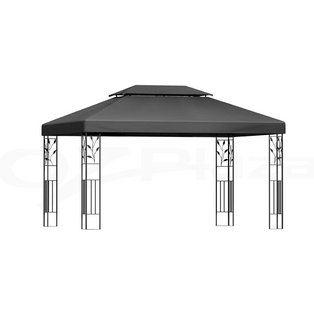 Instahut Gazebo 3x3 4x3 Marquee Outdoor Party Wedding Gazebos Tent Iron Art - Picture 19 of 44