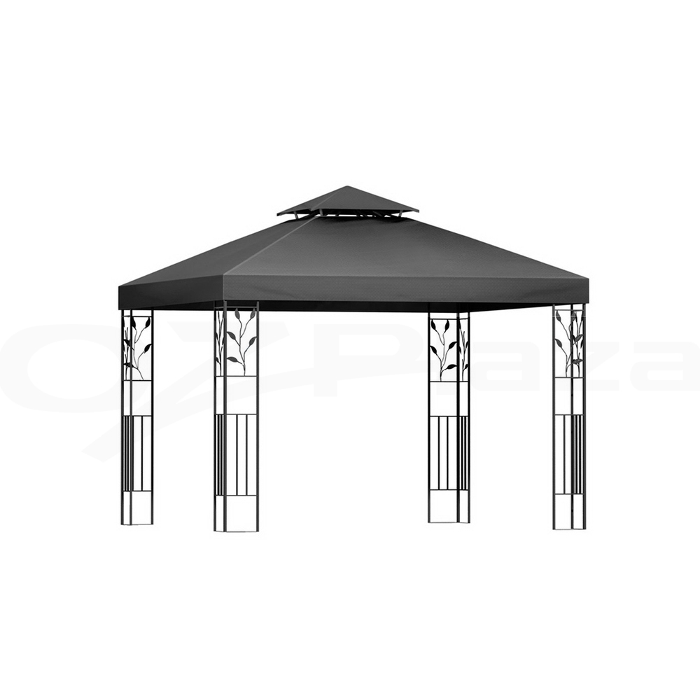 Instahut Gazebo 3x3 4x3 Marquee Outdoor Party Wedding Gazebos Tent Iron Art - Picture 11 of 44