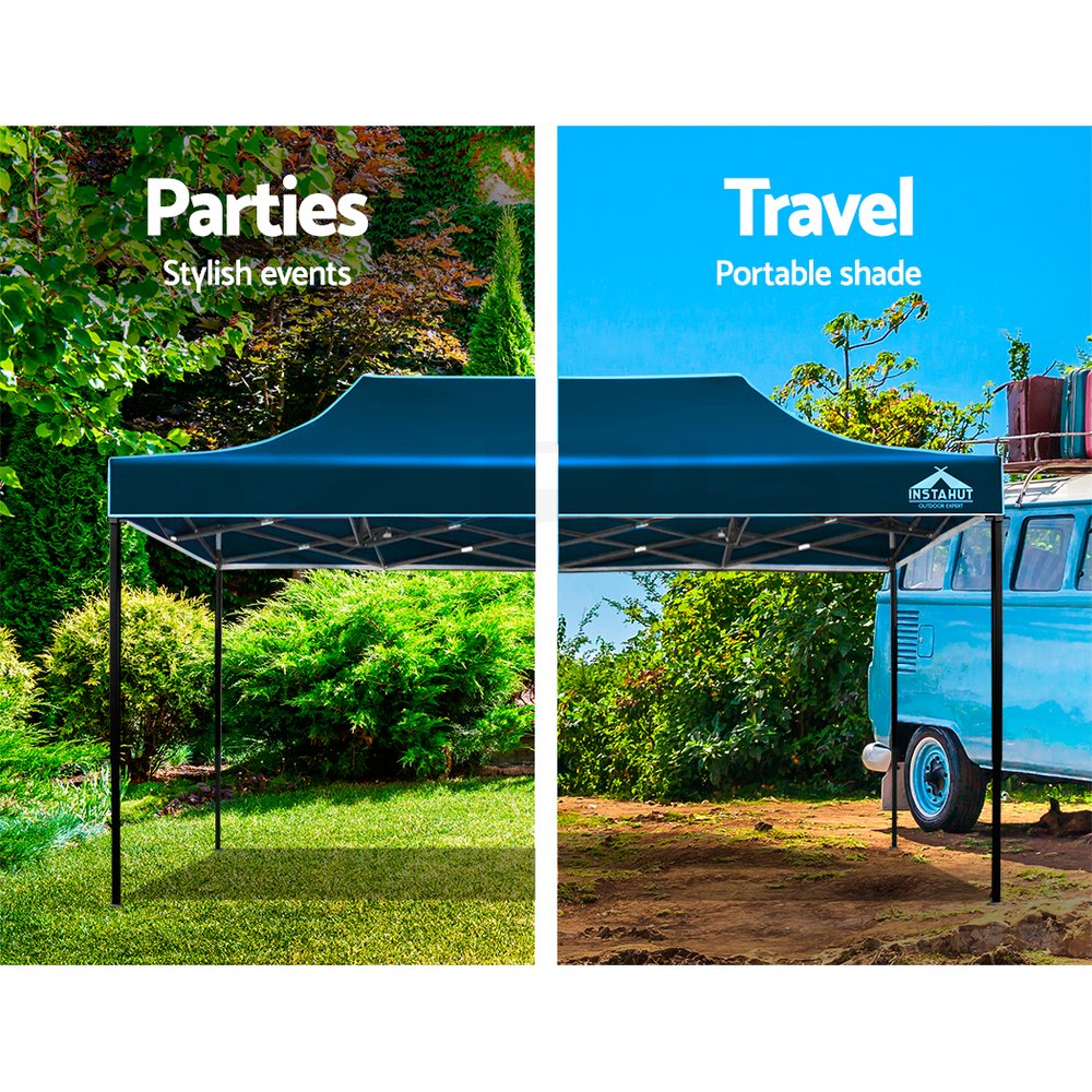 Instahut Gazebo 3x6 Pop Marquee Up Outdoor Tent Wedding Folding Camping