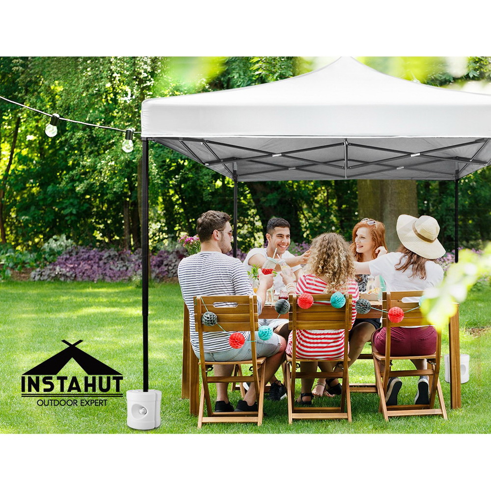 Instahut Gazebo Pop Up Marquee 3x3 Outdoor Wedding Tent Party Event Folding Set - Picture 19 of 102