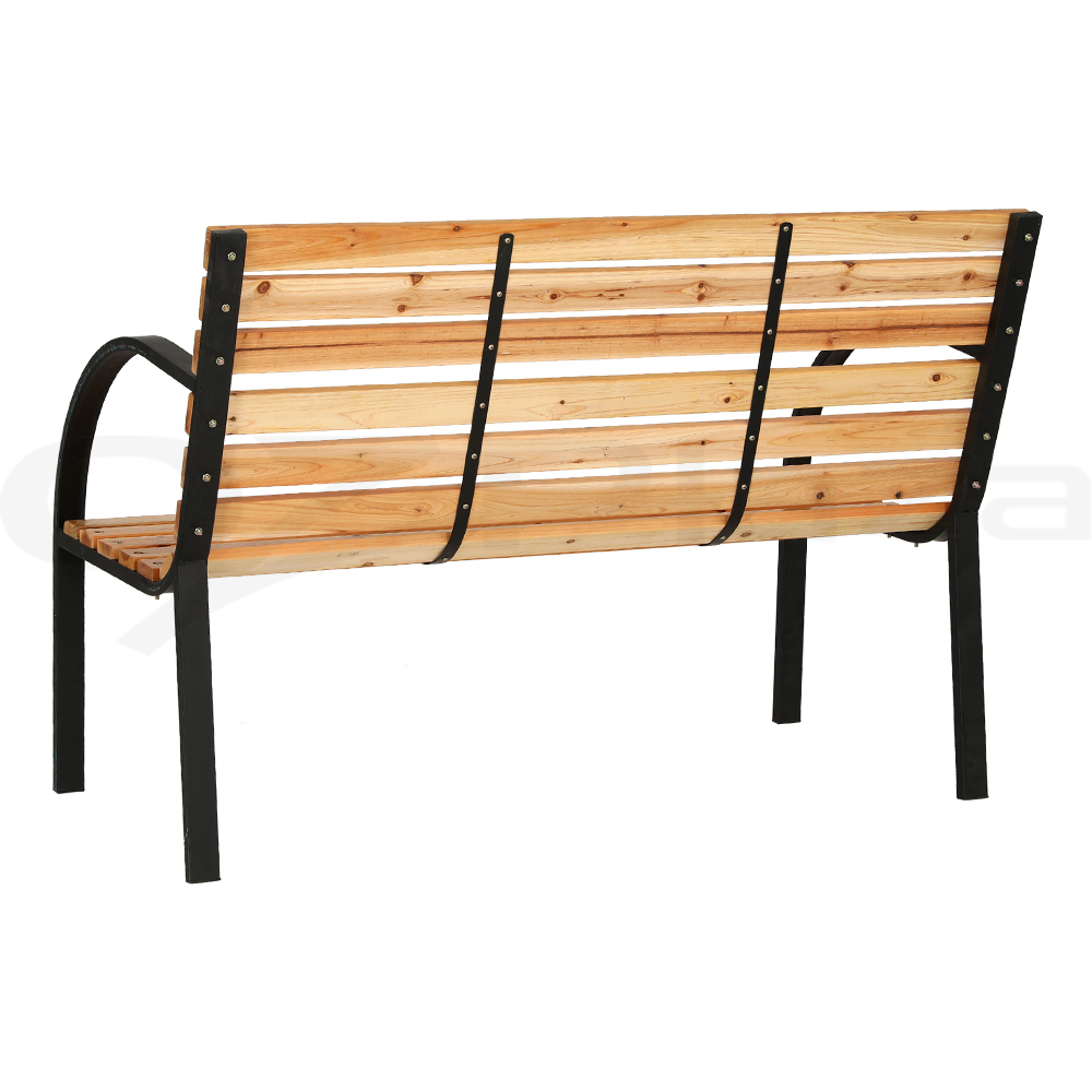 Gardeon Outdoor Garden Bench Seat Loveseat Chair Steel Patio Furniture Park - Picture 45 of 47