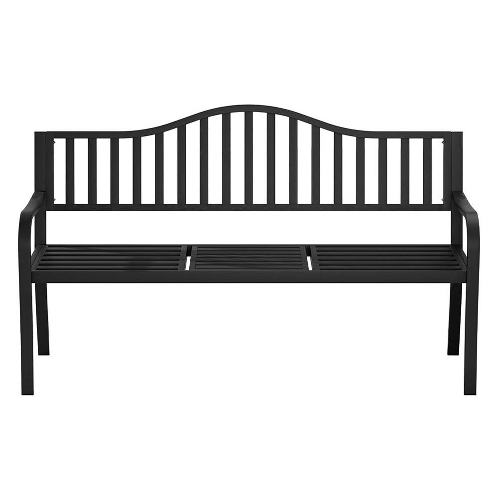 Gardeon Outdoor Garden Bench Seat Loveseat Chair Steel Patio Furniture Park - Picture 38 of 47
