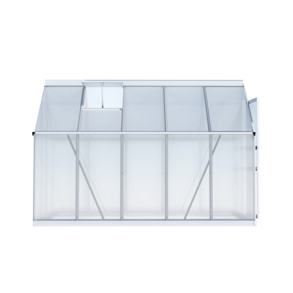Green Fingers Greenhouse Aluminium Green House Polycarbonate Storage Garden - Picture 42 of 131