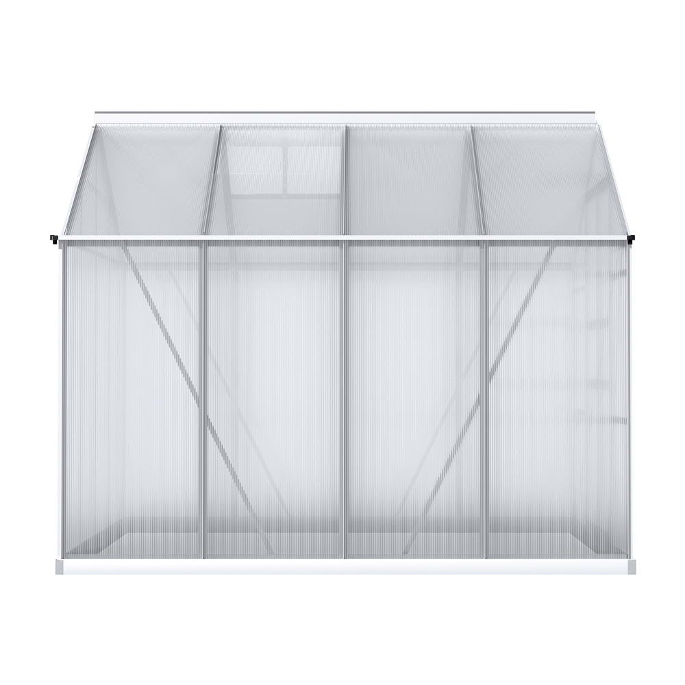 Green Fingers Greenhouse Aluminium Green House Polycarbonate Storage Garden - Picture 23 of 131