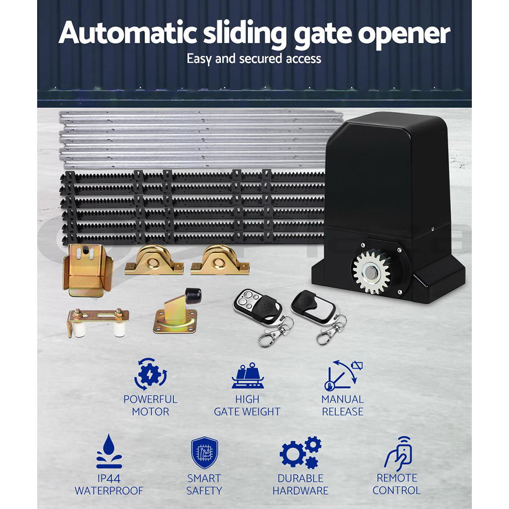 LockMaster Sliding Gate Opener 1000KG Electric Motor Automatic Keypad