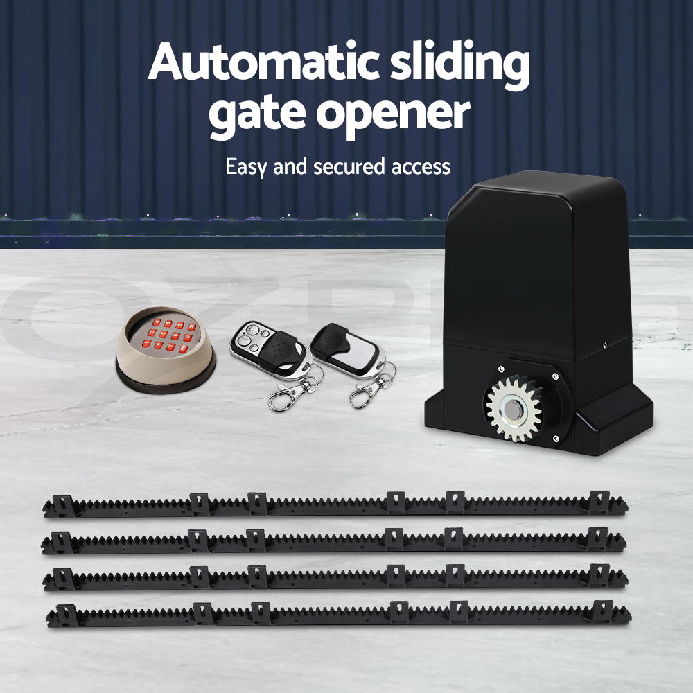 LockMaster Sliding Gate Opener 1000KG Electric Motor Automatic Keypad