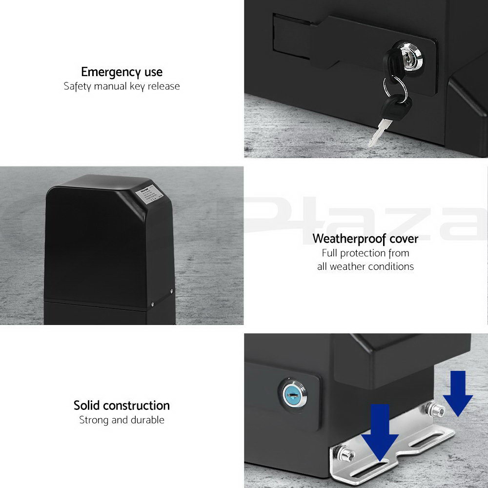 LockMaster Sliding Gate Opener 1000KG Electric Motor Automatic Keypad