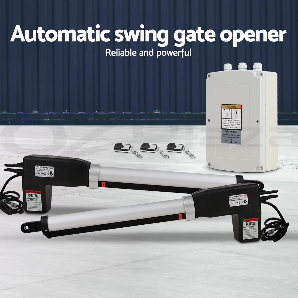 LockMaster Swing Gate Opener Double Automatic Electric Kit Remote