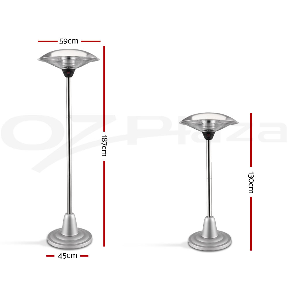Devanti Outdoor Electric Gas Patio Heater Portable Propane Butane