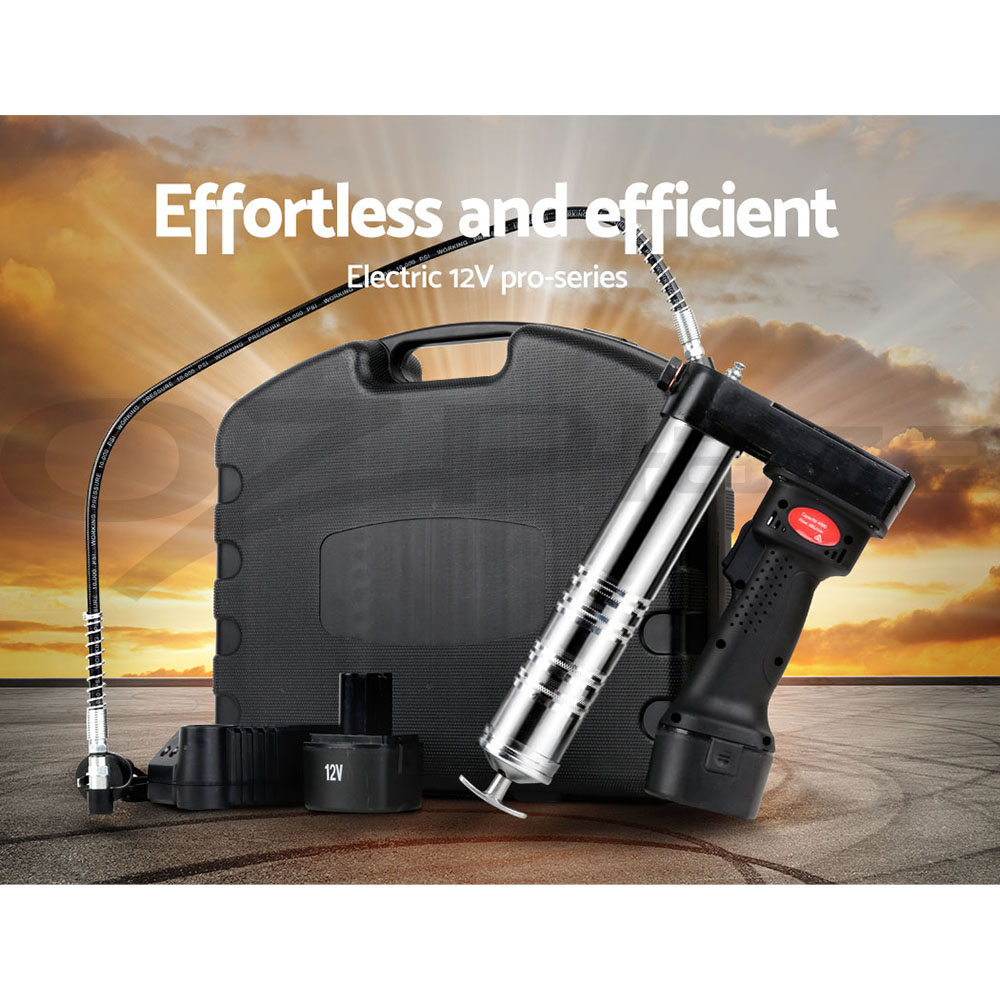 Giantz Grease Gun Cordless Battery Electric Rechargeable Industrial 12V 20V - Picture 15 of 32