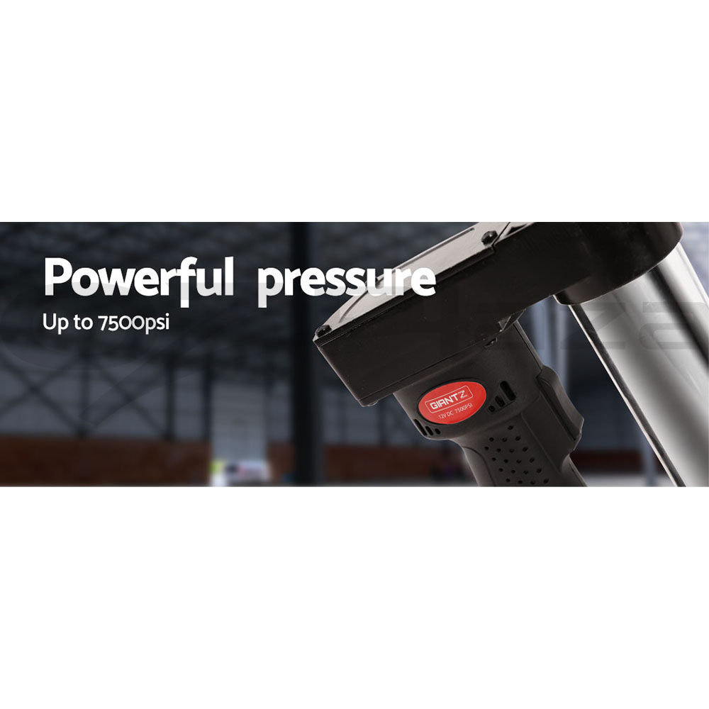 Giantz Grease Gun Cordless Battery Electric Rechargeable Industrial 12V 20V - Picture 17 of 32
