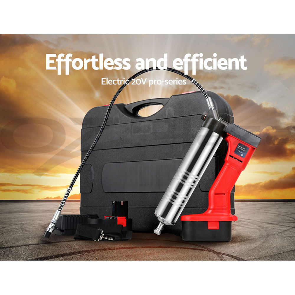 Giantz Grease Gun Cordless Battery Electric Rechargeable Industrial 12V 20V - Picture 25 of 32