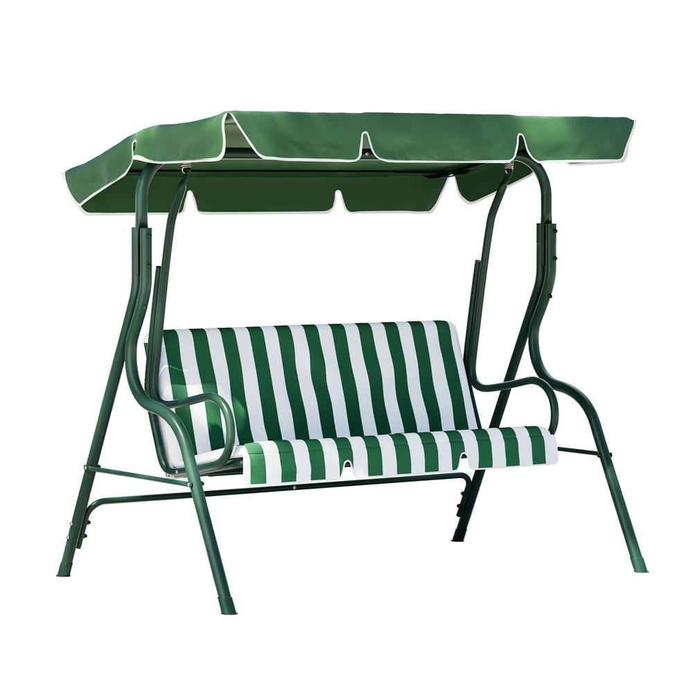 Gardeon Outdoor Swing Chair Garden Bench Furniture Canopy 3 Seater - Picture 17 of 23