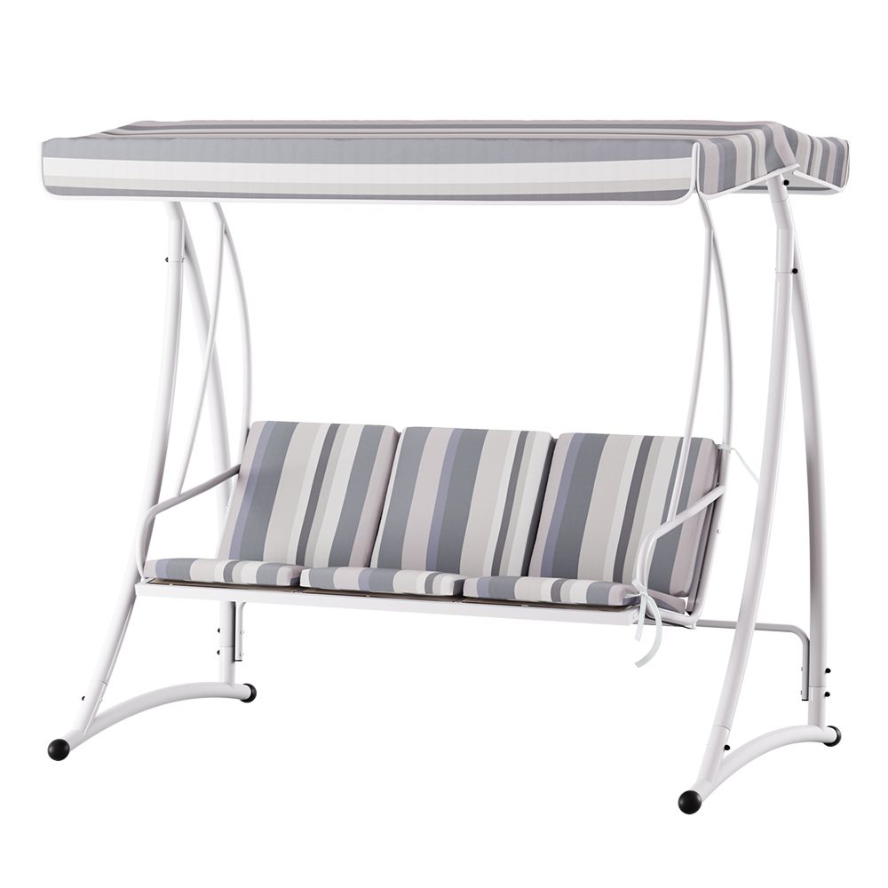 Gardeon Outdoor Swing Chair Garden Bench Furniture Canopy 3 Seater - Picture 10 of 23