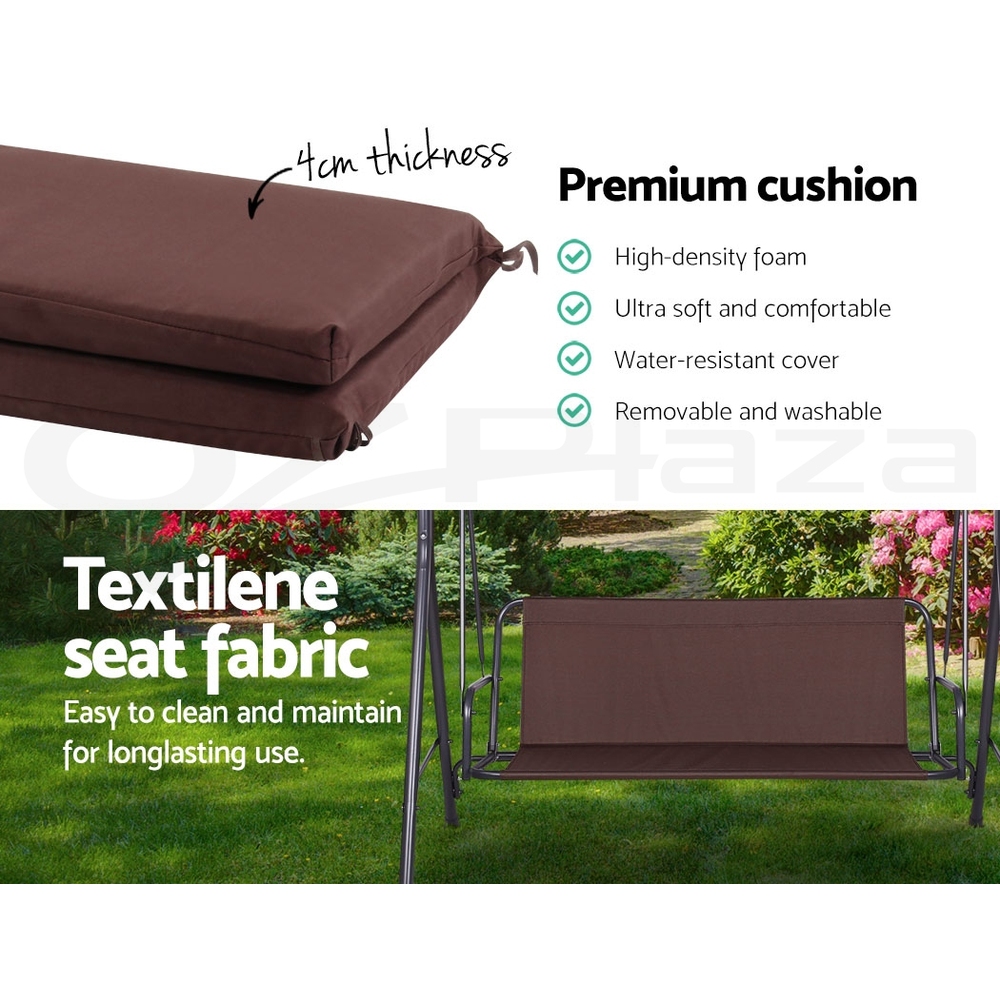 Gardeon Swing Chair Hammock Outdoor Furniture Patio Garden Canopy Bench Seat - Picture 34 of 74