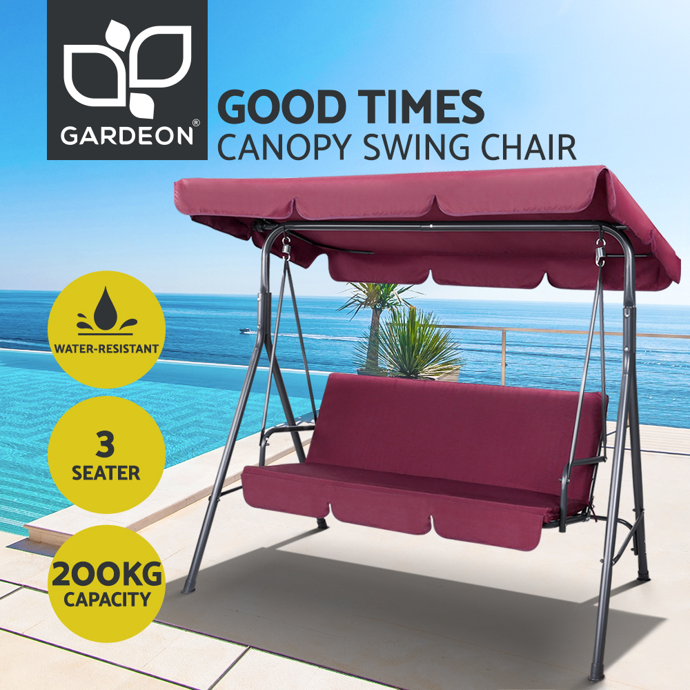 Gardeon Swing Chair Hammock Outdoor Furniture Patio Garden Canopy Bench Seat - Picture 66 of 74