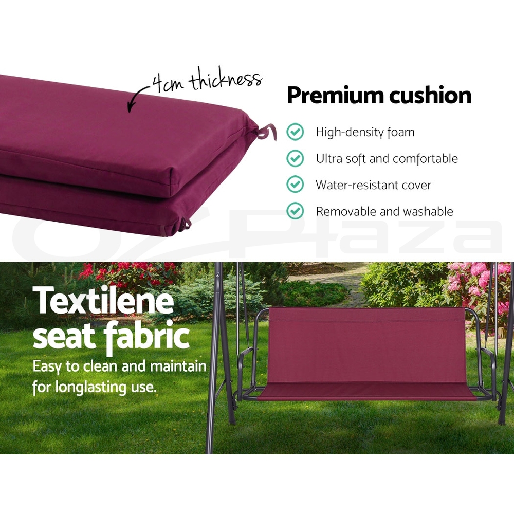 Gardeon Swing Chair Hammock Outdoor Furniture Patio Garden Canopy Bench Seat - Picture 69 of 74