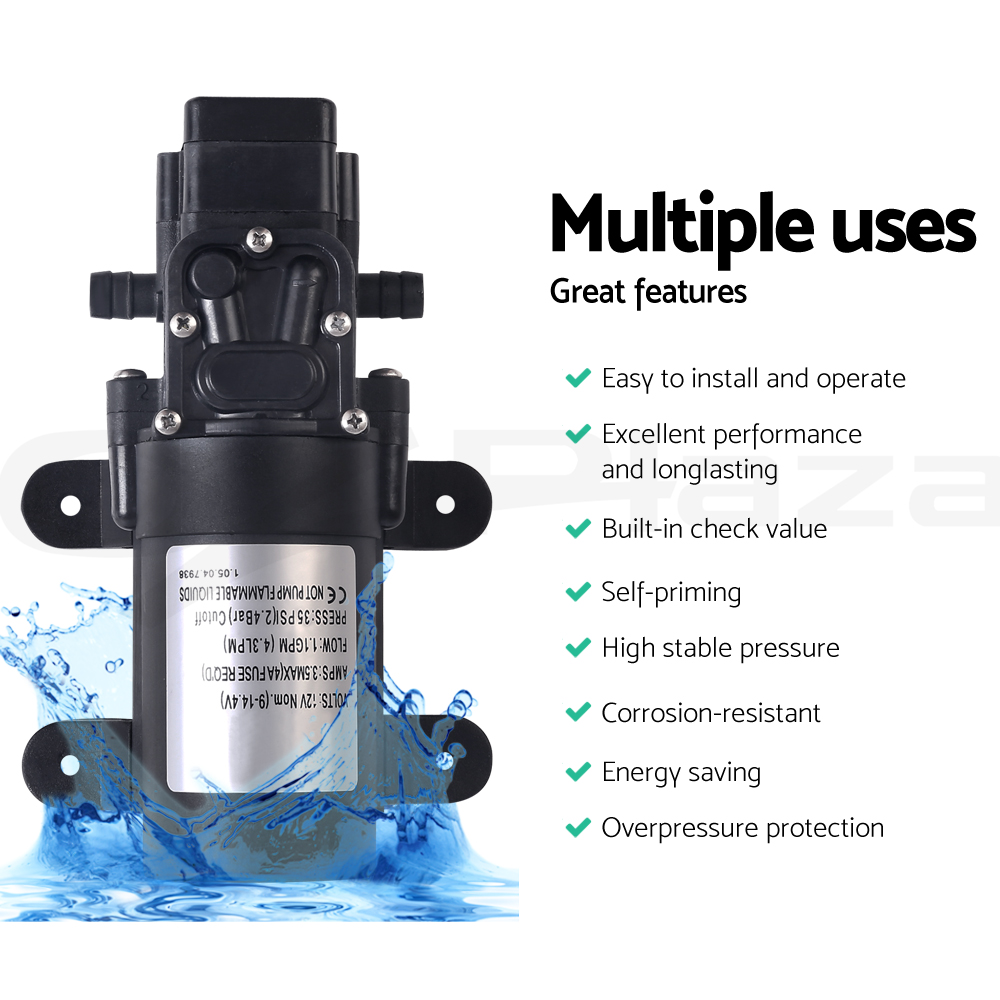 best 12v shower pump