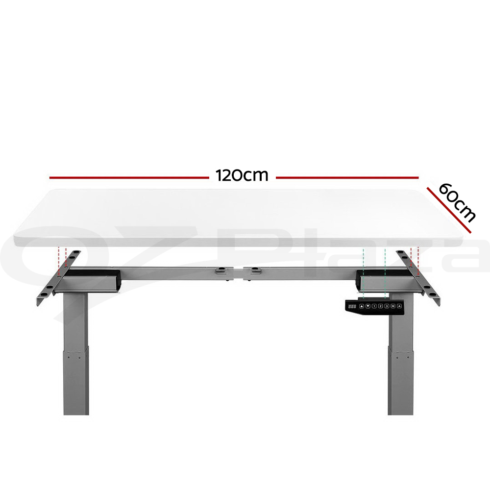 thumbnail 58  - Artiss Standing Desk Electric Height Adjustable Sit Stand Office Computer Table