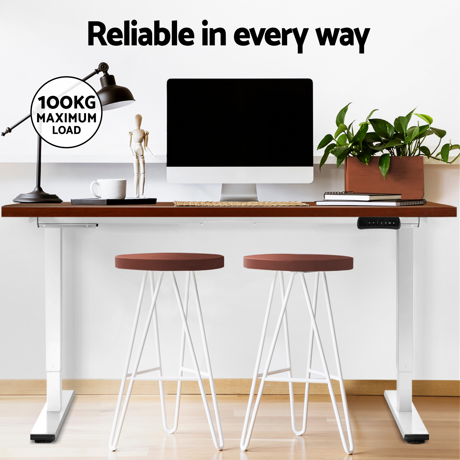 Artiss Sit Stand Desks Electric Standing Desk Dual Motor Height Adjustable - Picture 170 of 179