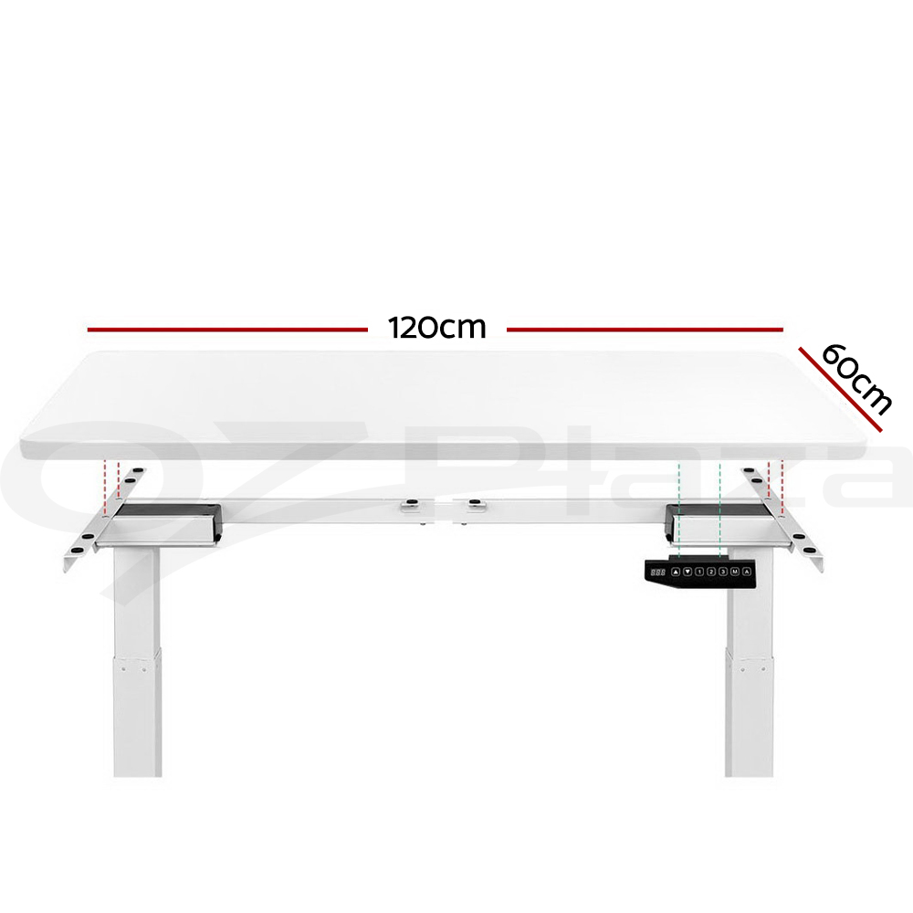 thumbnail 90  - Artiss Standing Desk Electric Height Adjustable Sit Stand Office Computer Table