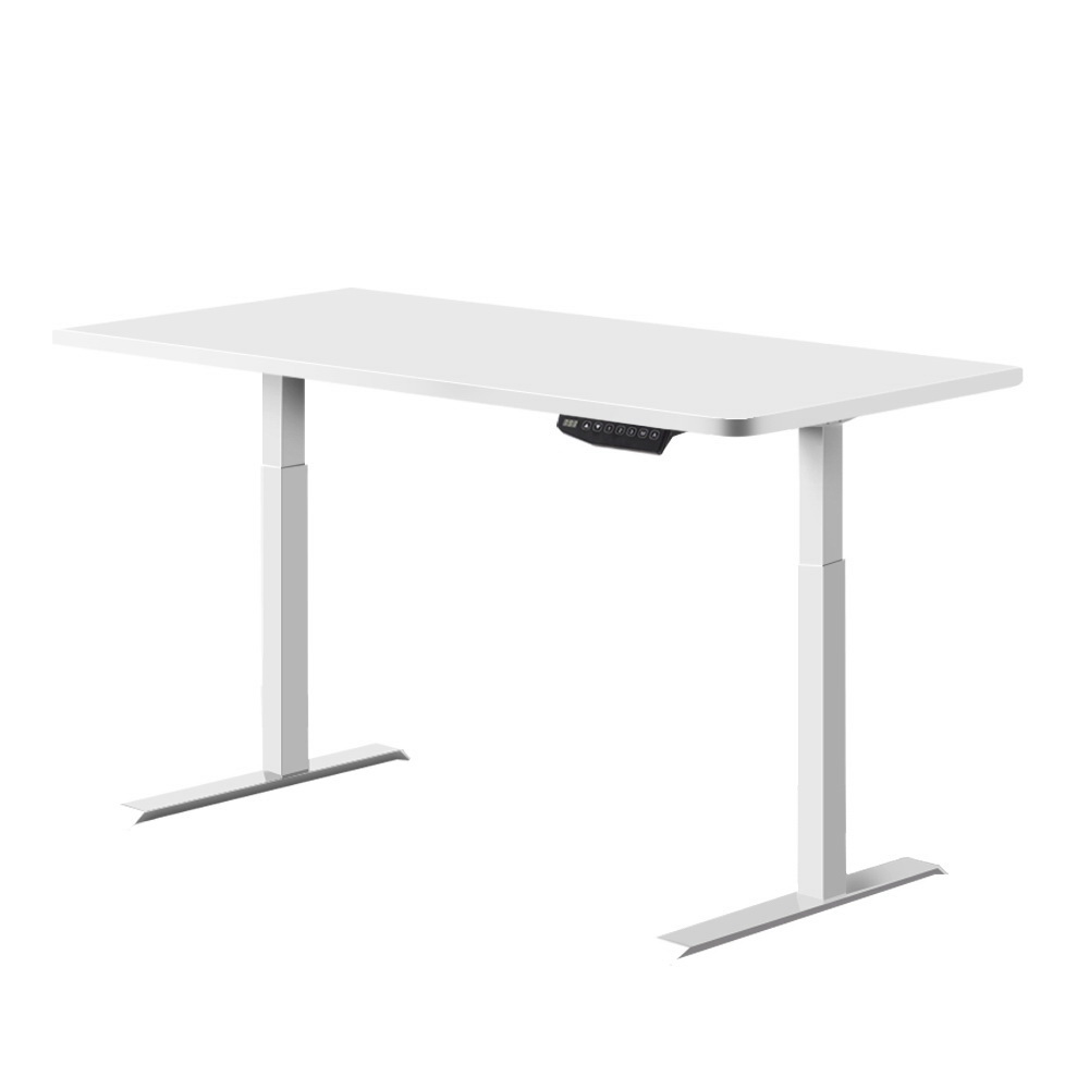 thumbnail 91  - Artiss Standing Desk Electric Height Adjustable Sit Stand Office Computer Table