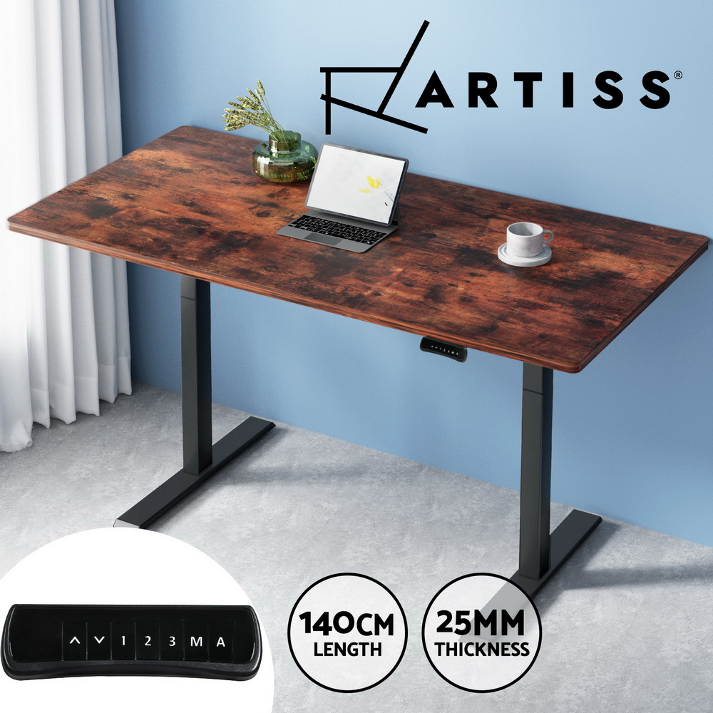 Artiss Sit Stand Desks Electric Standing Desk Dual Motor Height Adjustable eBay