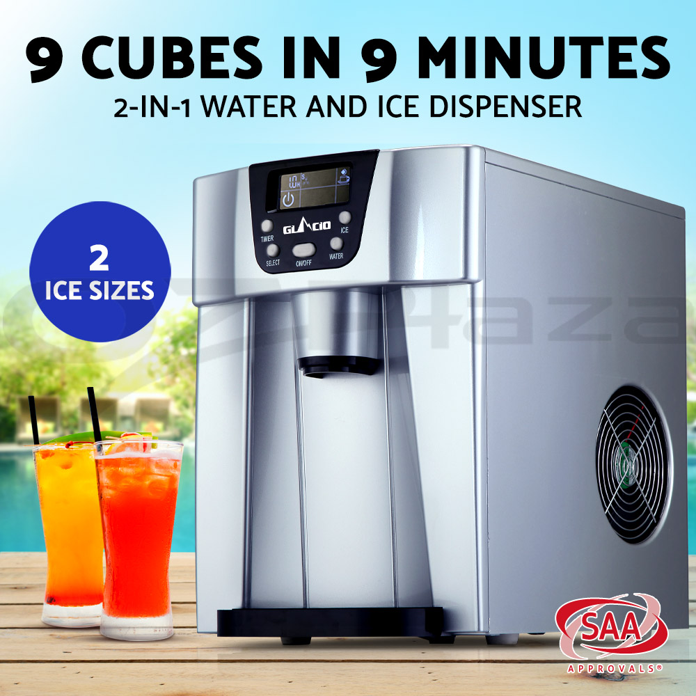 Glacio 2L Portable Ice Cube Maker Machine Water Dispenser Home Business