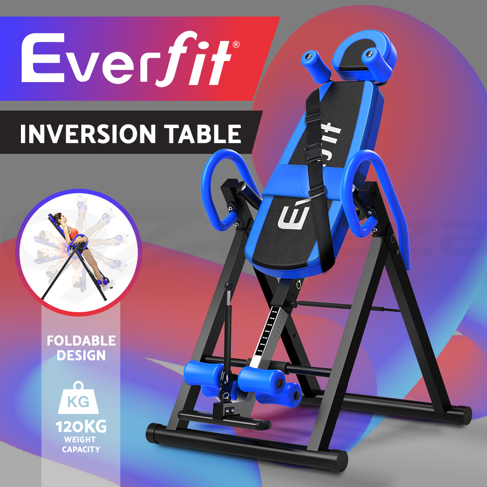 Everfit Inversion Table Gravity Stretcher Tables Foldable Back Inverter Home Gym - Picture 14 of 17