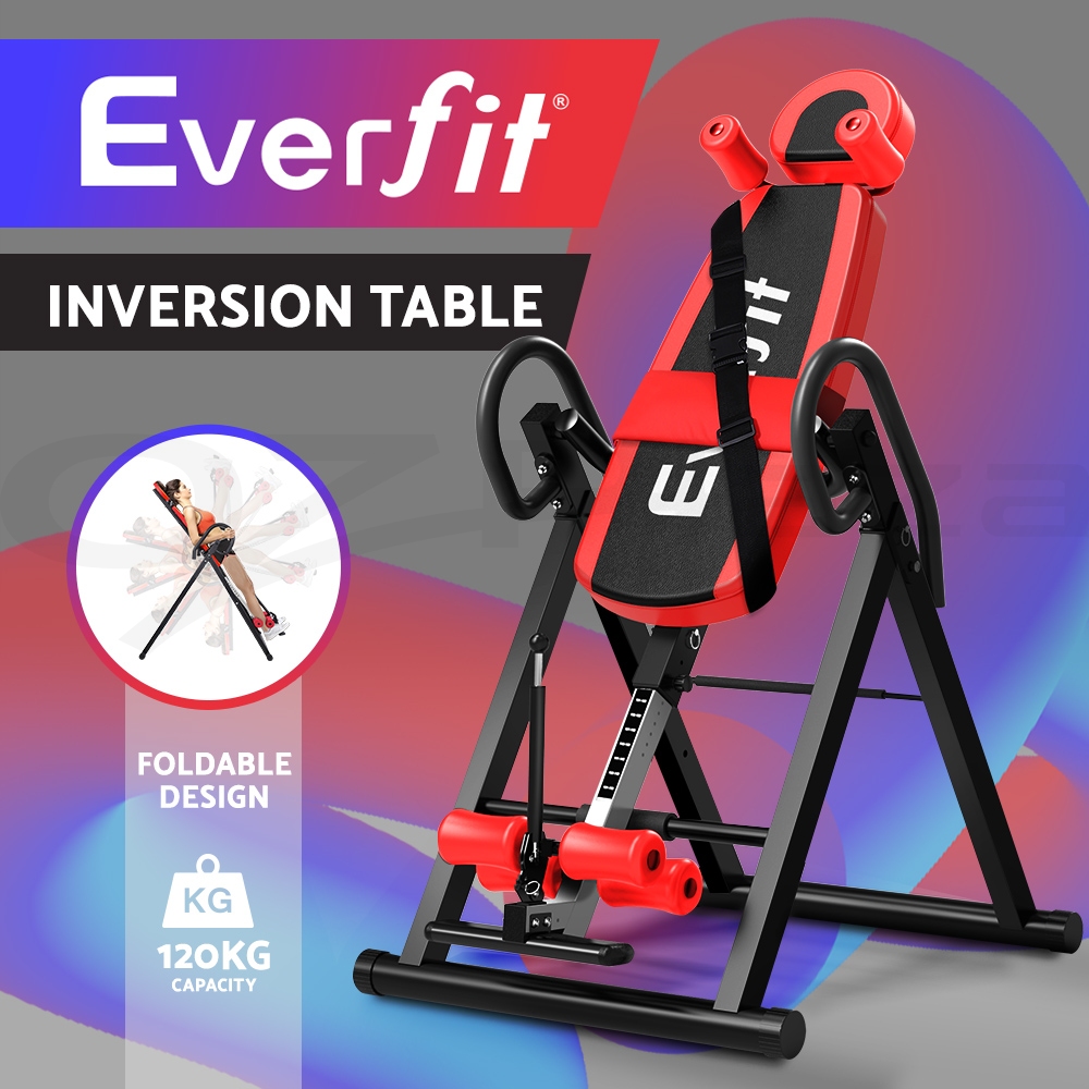 Everfit Inversion Table Gravity Stretcher Tables Foldable Back Inverter Home Gym - Picture 16 of 17