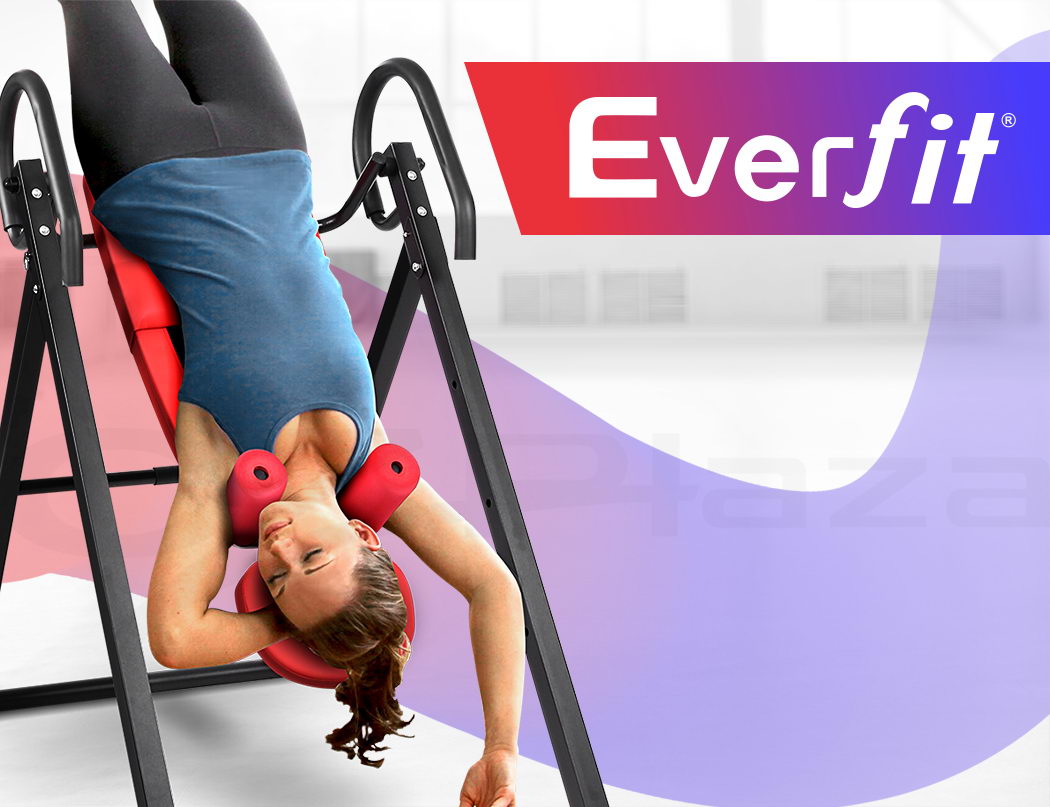 Everfit Inversion Table Tables Gravity Back Stretcher Foldable Home