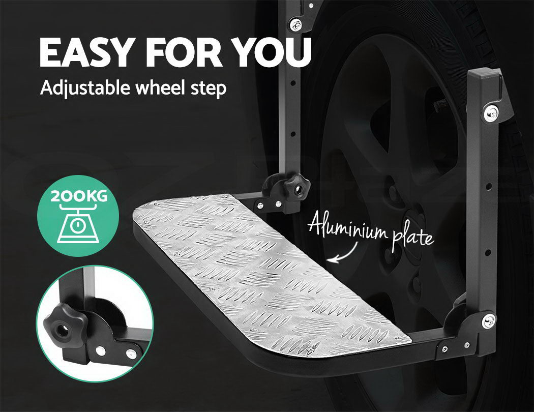 Fully Adjustable Wheel Step Stair Van Truck 4WD ATV 4X4 Folding Lift