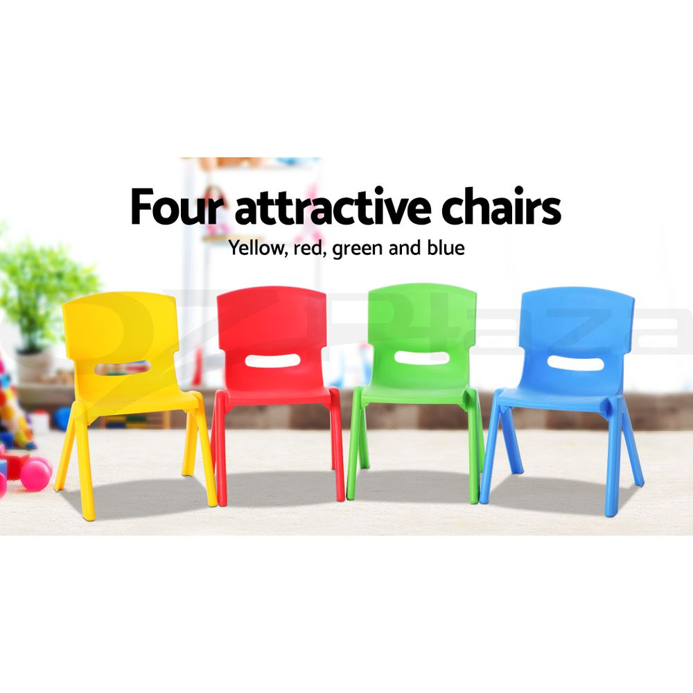 plastic study table with chair