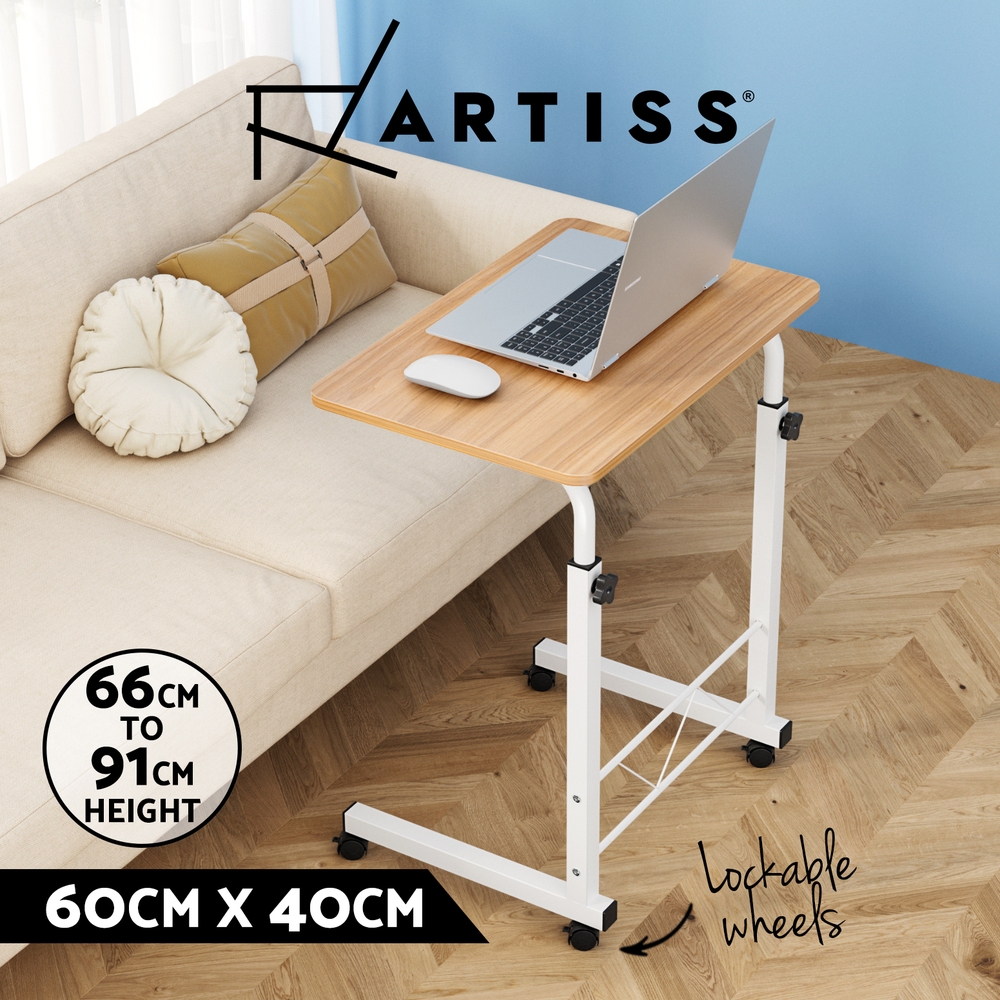Artiss Mobile Laptop Desk Table Adjustable Laptop Stand Desks Bed Computer Study - Picture 25 of 40