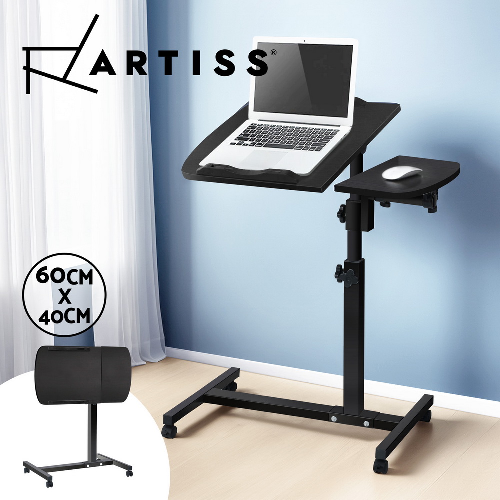 Artiss Laptop Desk Portable Mobile Computer Table Stand Adjustable Bed Study - Picture 9 of 32