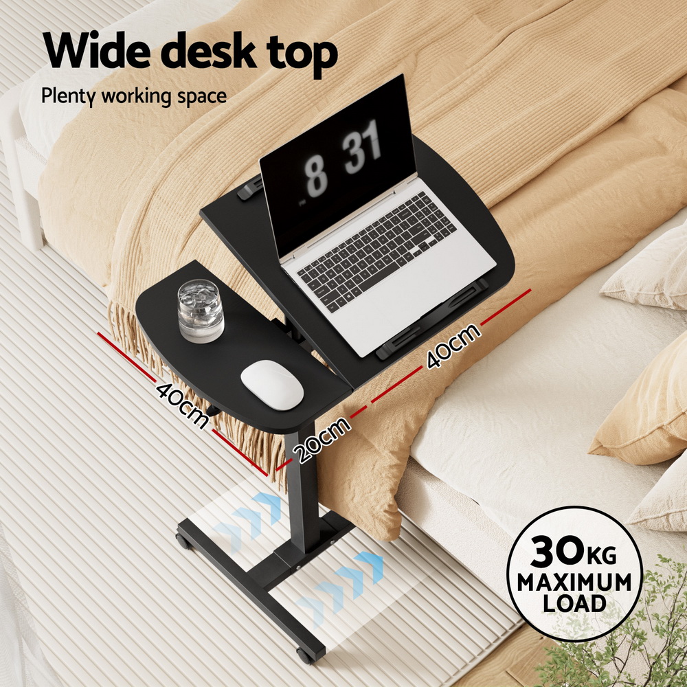 Artiss Laptop Desk Portable Mobile Computer Table Stand Adjustable Bed Study - Picture 13 of 32