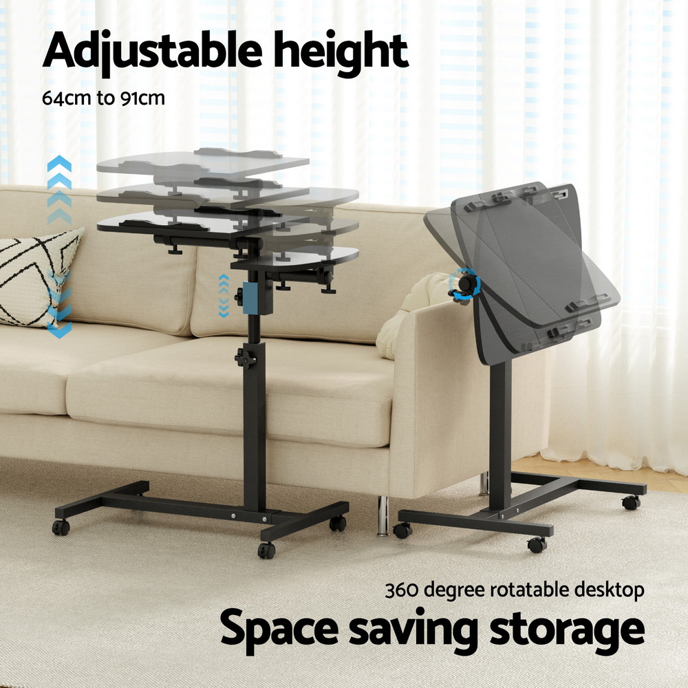 Artiss Laptop Desk Portable Mobile Computer Table Stand Adjustable Bed Study - Picture 14 of 32