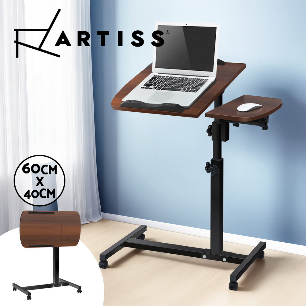 Artiss Laptop Desk Portable Mobile Computer Table Stand Adjustable Bed Study - Picture 17 of 32