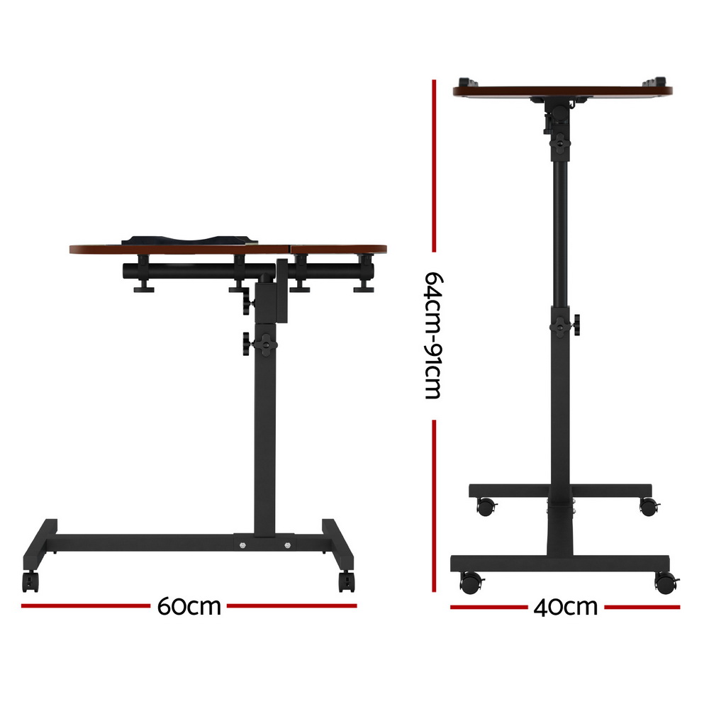 Artiss Laptop Desk Portable Mobile Computer Table Stand Adjustable Bed Study - Picture 19 of 32