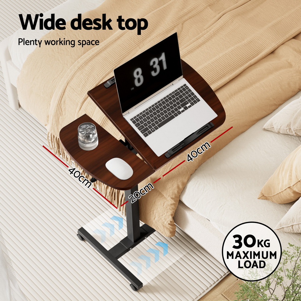 Artiss Laptop Desk Portable Mobile Computer Table Stand Adjustable Bed Study - Picture 21 of 32
