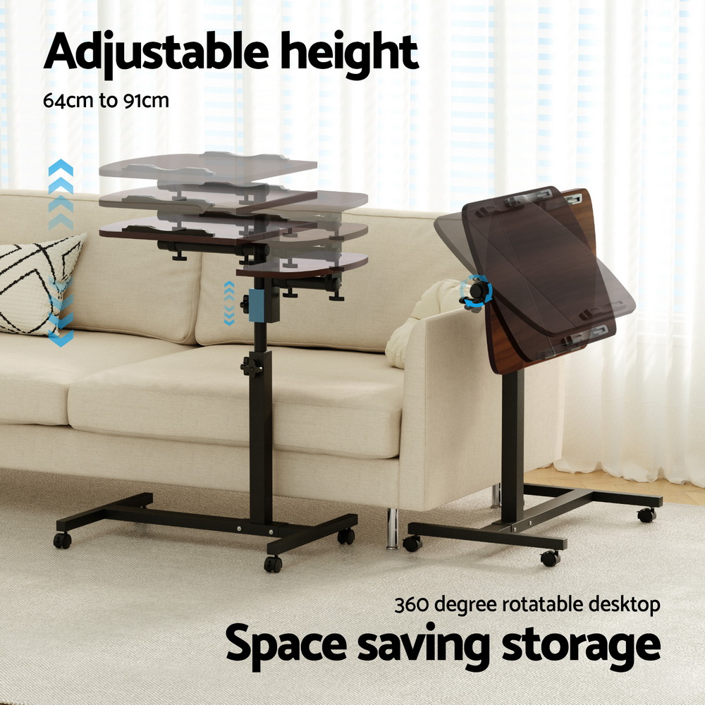 Artiss Laptop Desk Portable Mobile Computer Table Stand Adjustable Bed Study - Picture 22 of 32