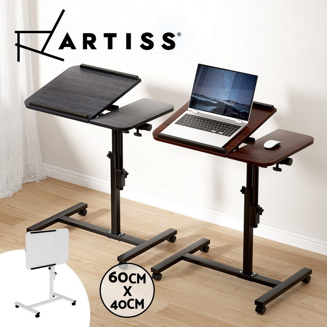Artiss Laptop Desk Portable Mobile Computer Table Stand Adjustable Bed Study eBay